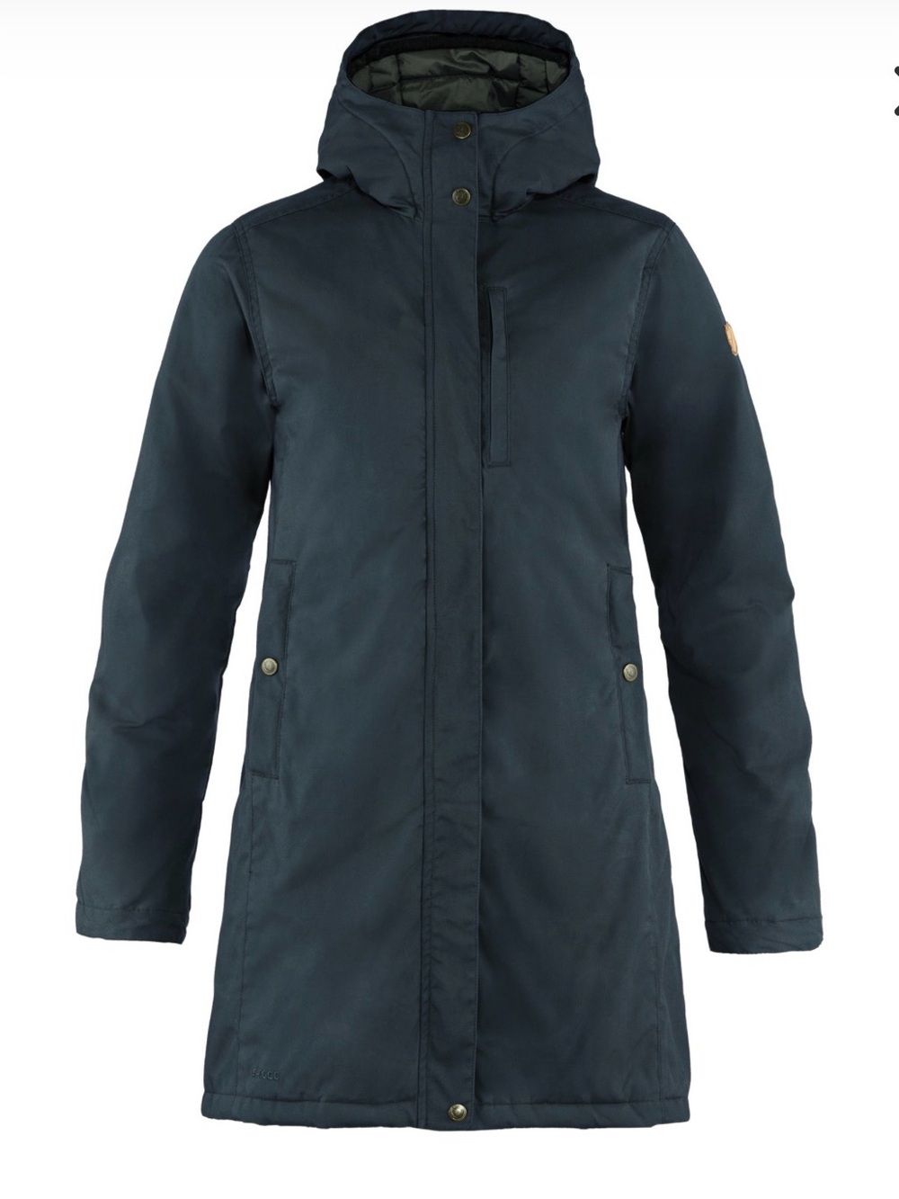Fjallraven Women's Hooded Parka Jacket - Navy